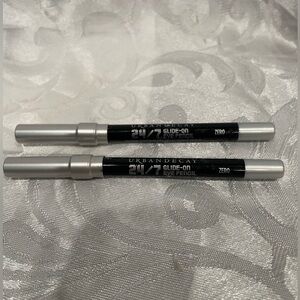 Urban Decay 24/7 Glide-On Eye Pencil Set of 2. Zero color.New